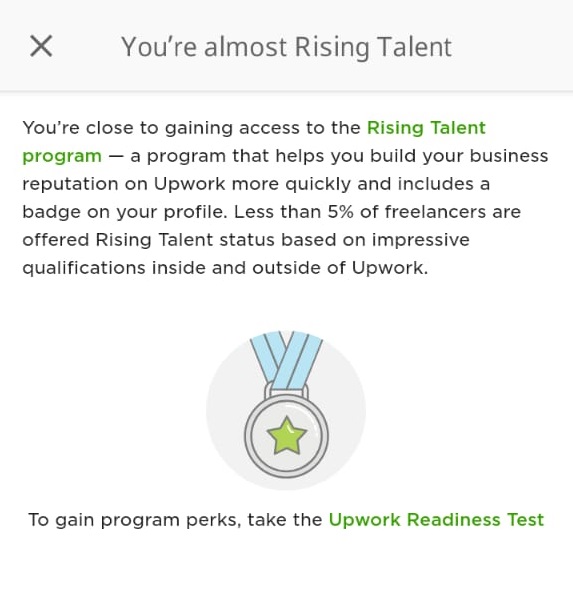 Upwork Rising Talent Requirements - How to Get the Upwork Rising Talent  Badge! 