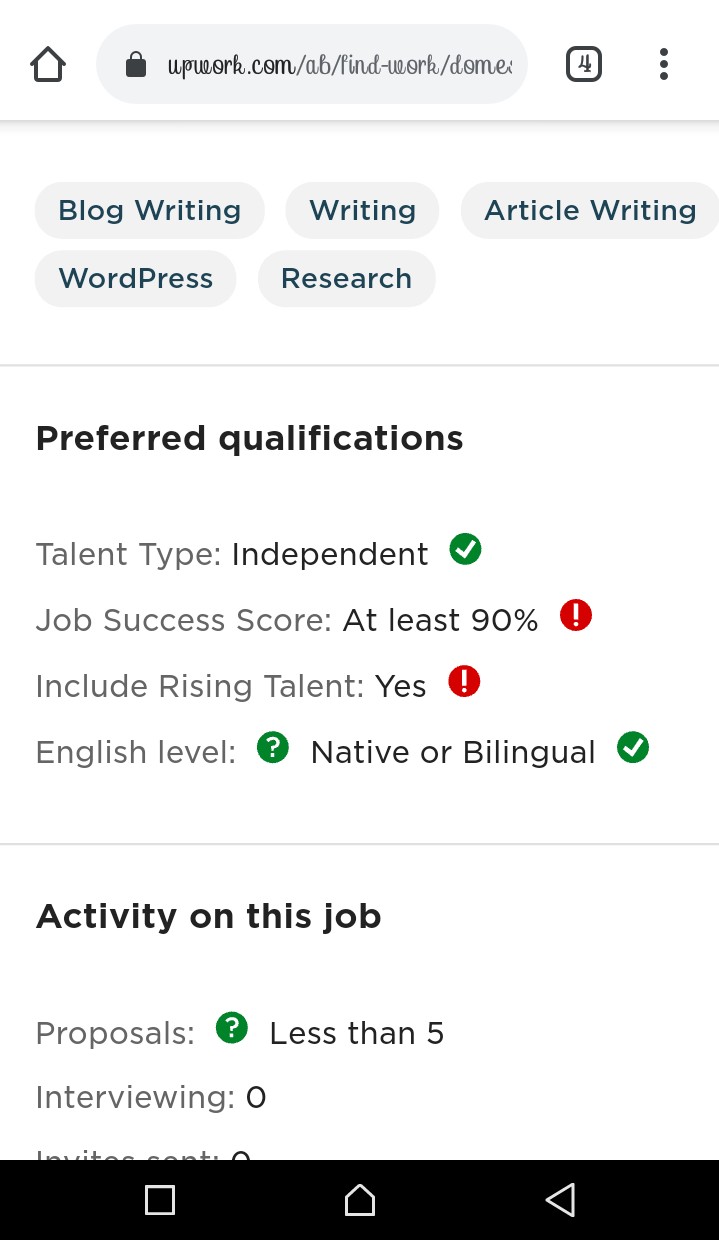 How to get rising talent badge? - Upwork Community