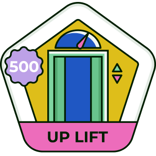 Give 500 upvotes badge
