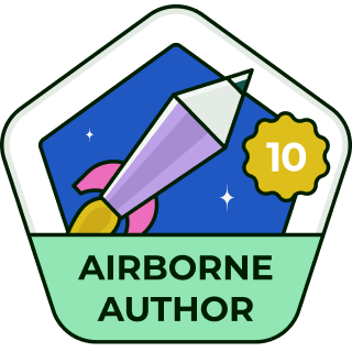 Post 10 blogs  badge