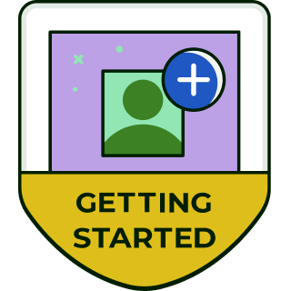 Complete the Getting Started learning path badge
