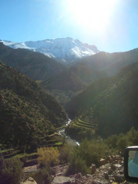 Route from Marrakech to Ouarzazate